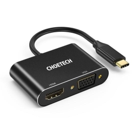 Choetech Hub-M17 Usb-c To Hdmi VGA Adapter ELECHOHUBM17