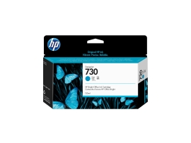 HP 730 130-Ml Cyan Designjet Ink Cartridge - T1700 / New Sd Pro Mfp / T1600 / T2600 HP730130CN