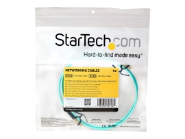 Startech.Com 1M Lc Fiber Optic Cable ,10GB, Mm Duplex 50 /125 - Lszh, Ltw (Aqua) A50FBLCLC1
