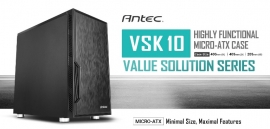 Antec Vsk10 Matx Case. 2X Usb 3.0 Thermally Advanced Builder"S Case. 1X 120Mm Fan. 