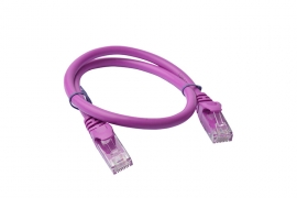 8Ware Cat6A Utp Ethernet Cable 25Cm Snagless  Purple Pl6A-0.25Pur
