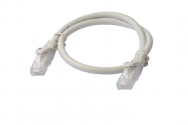 8ware Cat 6a Utp Ethernet Cable Snagless   - 0.5m (50cm) Grey Pl6a-0.5gry