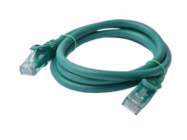 8ware Cat 6a Utp Ethernet Cable Snagless   - 1m (100cm) Green Pl6a-1grn