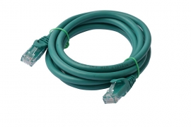8ware Cat 6a Utp Ethernet Cable Snagless   - 2m Green Pl6a-2grn