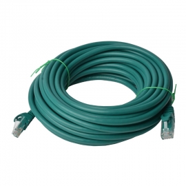 8Ware Cat6A Utp Ethernet Cable 30M Snagless  Green Pl6A-30Grn