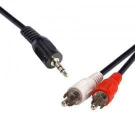8ware 3.5 St Plug - 2 X Rca Plug 2m Qk-8057