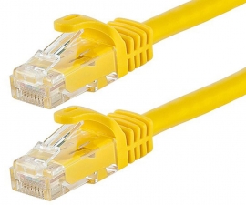 Astrotek Cat6 Cable 0.5cm - Yellow Color Premium Rj45 Ethernet Network Lan Utp Patch Cord 26awg-cca