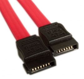 Astrotek Sata Data Cable 50cm 7 Pins To 7 Pins Straight 26awg Red At-sata-180d