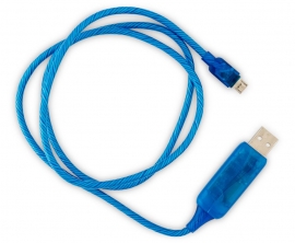 8Ware Visible Flowing Micro Usb Charging Cable - Blue Ck-Vs802-Bl