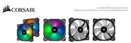 Corsair Ml140 Pro Rgb 2 Fan Pack With Lighting Node Pro 140mm Premium Magnetic Levitation Rgb