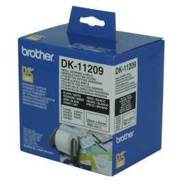 Brother White Small Address Label 29mmx62mm 800 Labesl Per Roll Dk11209