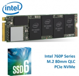 Intel 660P Series M.2 80Mm 1Tb Ssd 3D2 Qlc Pcie Nvme 1800R/ 1800W Mb/ S 150K/ 220K Iops 1.6 Million