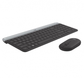 Logitech Mk470 Slim Wireless Keyboard Mouse Combo Nano Receiver 1 Yr Warranty 920-009182
