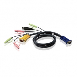 Aten 1.8M Usb Kvm Cable With Audio To Suit Cs173Xb Cs173Xa Cs175X" 2L-5302U