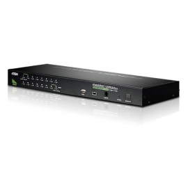 Aten 16 Port Rackmount Usb-ps/ 2 Vga Kvmp Switch With Usb 2.0 Hub And Daisy Chain Cs1716a