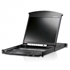 Aten 8 Port Rackmount Usb-Ps/ 2 Cat5 19" Lcd Kvm Over Ip Switch With Daisy Chain 4719260000000
