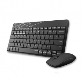 Rapoo 8000M Compact Wireless Multi-Mode Bluetooth 2.4Ghz 3 Device Keyboard And Mouse Combo 8000M