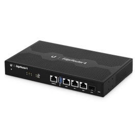 Ubiquiti Edgerouter 4 With 1ghz Cpu (4 Cores) 1gb Ram And 3 X Gigabit Ethernet Ports Plus 1 X Sfp