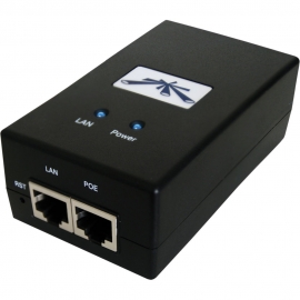 Ubiquiti Poe Injector 24vdc 1a 24w Features Earth Grounding/ Esd Gigabit Lan Poe-24-24w-g