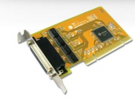 Sunix 4 Port Serial Pci Low Profile Lp Card Rs232 (Includes 4 X Spliter Cable) Ser5056Al.