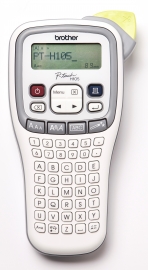 Brother Pth105accent Labeller Handheld, White/ Grey 3.5-12mm Pt-h105