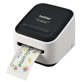 Brother Vc-500W Colour Label Printer Wifi Airprint Continuous Roll Pc/ Mac Connection Vc-500W