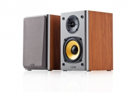Edifier R1000T4 Ultra-Stylish Active Bookself Speaker - Uncompromising Sound Quality For Home Entertainment Theatre - 4Inch Bass Driver Speakers Brown R1000T4-Brown