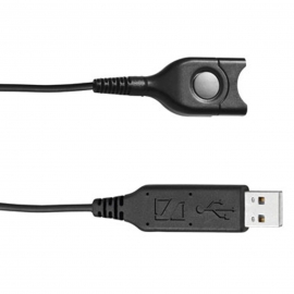 Sennheiser Headset Connection Cable: Usb - Easydisconnect (Sound Card Integrated In Usb Plug). 506035