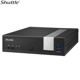 Shuttle Dx30 Slim Mini Pc 1.3l - Fanless 4k 3xdisplays Celeron J3355 2xddr3l Sodimm 2.5' M.2 Hdmi