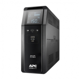 APC (BR1600SI) BACK-UPS PRO (BR)1600VA, SINEWAVE,8 OUTLETSAVR, LCD, INTERFACE BR1600SI