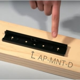 Aruba Ap-Mnt-D Campus Access Point Mount Bracket Kit (individual) Type D: Solid Surface R3J18A