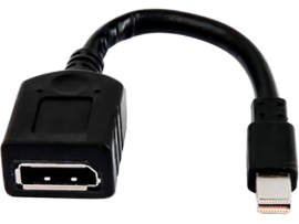 Hp Single Mini Displayport To Displayport Adater Cable 2my05aa