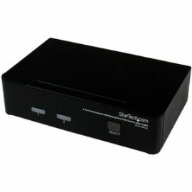 StarTech.com 2 Port USB DisplayPort Kvm Switch With Audio - 2 Computer(s) - 1 Local User(s) - Wquxga - 3840 X 2400 - 3 X DisplayPort - Desktop SV231DPUA