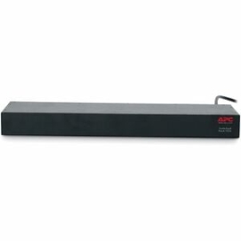 APC NetShelter Switched Rack Pdu, 1U, 1PH, 2.3kW 230V 10A Or 2.5kW 208V 12A, 8 C13 Outlets, C14 Cord AP7920B
