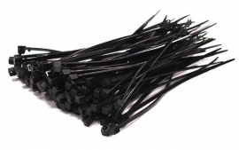 4cabling Cable Ties - Nylon 280mm(l) X 4.8mm (w) Black | Bag Of 100 Cv-280bw