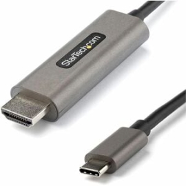 StarTech.com 16ft (5m) USB C To Hdmi Cable 4K 60Hz With HDR10, Ultra Hd USB Type-C To Hdmi 2.0b Video Adapter Cable, DP 1.4 Alt Mode HBR3 - Cable For Audio/Video Device, Monitor, Digital Signage Display, Tv, Projector, MacBook Pro, IPad Pro - First End: