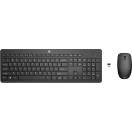 HP 230 Keyboard & Mouse - USB Type A Wireless 2.40 GHz Keyboard - USB Type A Wireless Mouse - Optical - 3 Button - Scroll Wheel - Compatible With All-in-One Pc For Pc 18H24AA