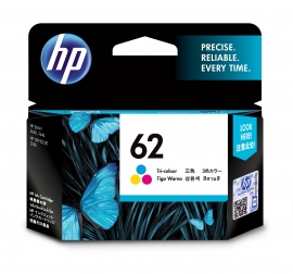 Hp 62 Tri-colour Ink Cartridges Moq 60 Units C2p06aa