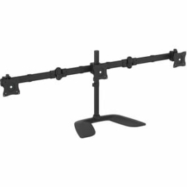 Triple Monitor Stand - Articulating - For Monitors 13” To 27” Adjustable Vesa Computer Monitor Stand For 3 Monitor Setup - Steel - Black (ARMBARTRIO2) ARMBARTRIO2