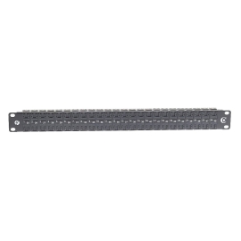 4Cabling 1RU 48 Port CAT6 Universal Termination Patch Panel 006.004.0048
