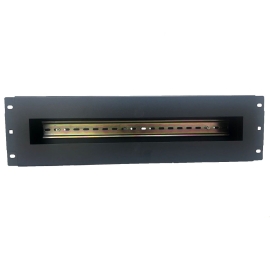 4Cabling 3RU Rack Mount Din Rail Panel Bracket With Cover 002.007.1330