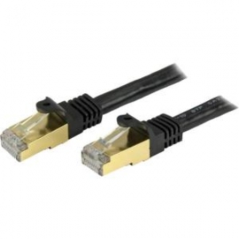 Startech Cat6a Patch Cable - Shielded (stp) - 14 Ft. Black C6aspat14bk