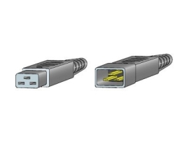 Cisco - Cabinet Jumper Power Cord, 250 Vac 16A, C20-C19 Connectors CAB-C19-CBN=