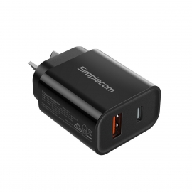 Dual Port Pd 20W Fast Wall Charger USB-C Type-C + USB-A For Phone Tablet CU220