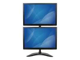 Startech.Com Dual Monitor Stand <27", Vertical, Vesa, Black, 5YR ARMBARDUOV
