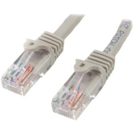 StarTech.com 7m Gray Cat5e Patch Cable With Snagless RJ45 Connectors - Long Ethernet Cable - 7 M Cat 5e Utp Cable - Make Fast Ethernet Connections With PoE Support - 7m Cat5e Patch Cable / Cat 5 Ethernet Cord / Cat5e Network Cable / Cat5e Utp Cable / Lon