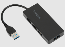 Targus ACH124US, 4-Port USB 3.0 Hub ACH124US