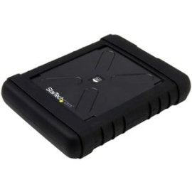 StarTech.com Drive Enclosure Sata - USB 3.0 Micro-B Host Interface - Uasp Support External - Black - Hot Swappable Bays - 1 X Hdd Supported - 1 X SSD Supported - 1 X Total Bay - 1 X 2.5" Bay - Silicone S251BRU33