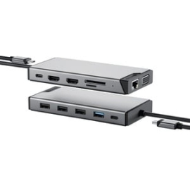 Alogic Universal 12-in-1 Mini Dock # DV3 - Triple Full Hd Display DUCDDV3