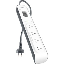 Belkin Surge Suppressor/Protector - 4 X Ac Power - 525 J - 2 M - External BSV400AU2M